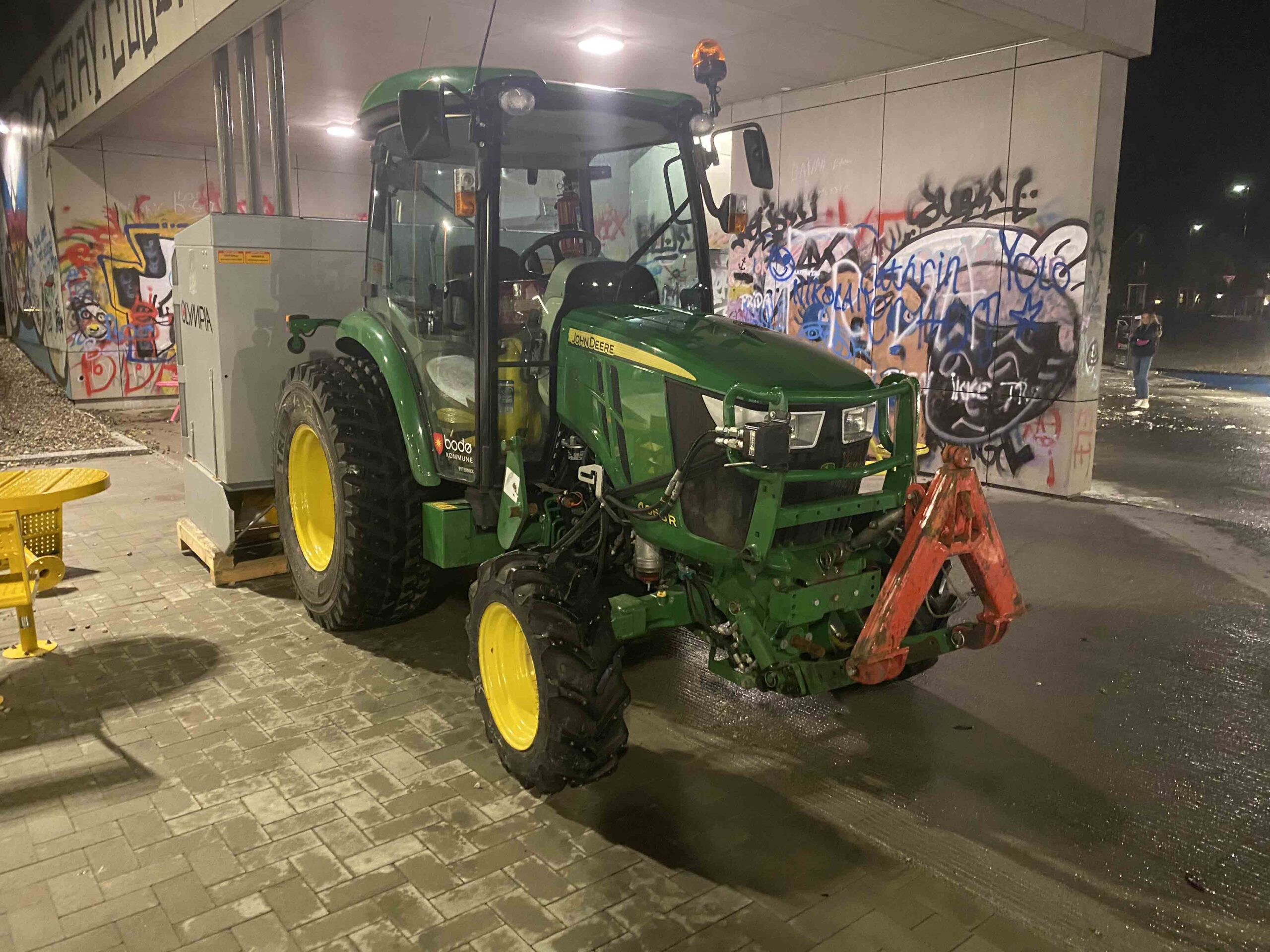 Bodø Sentrumsbane — vant — detalj