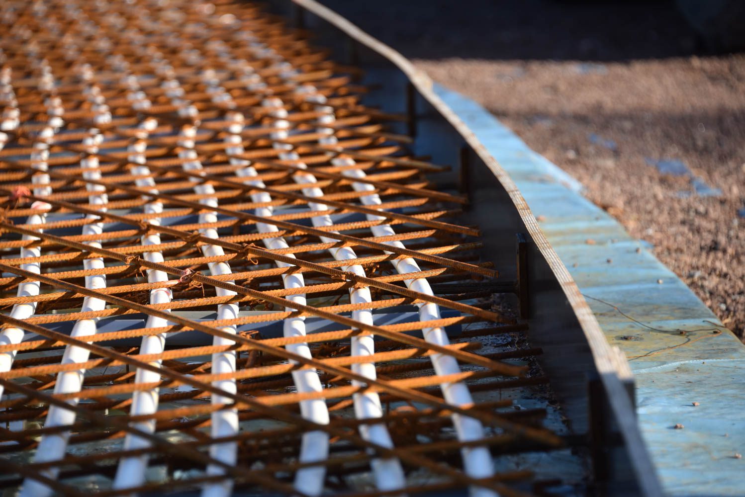 Maier Arena — under montasje