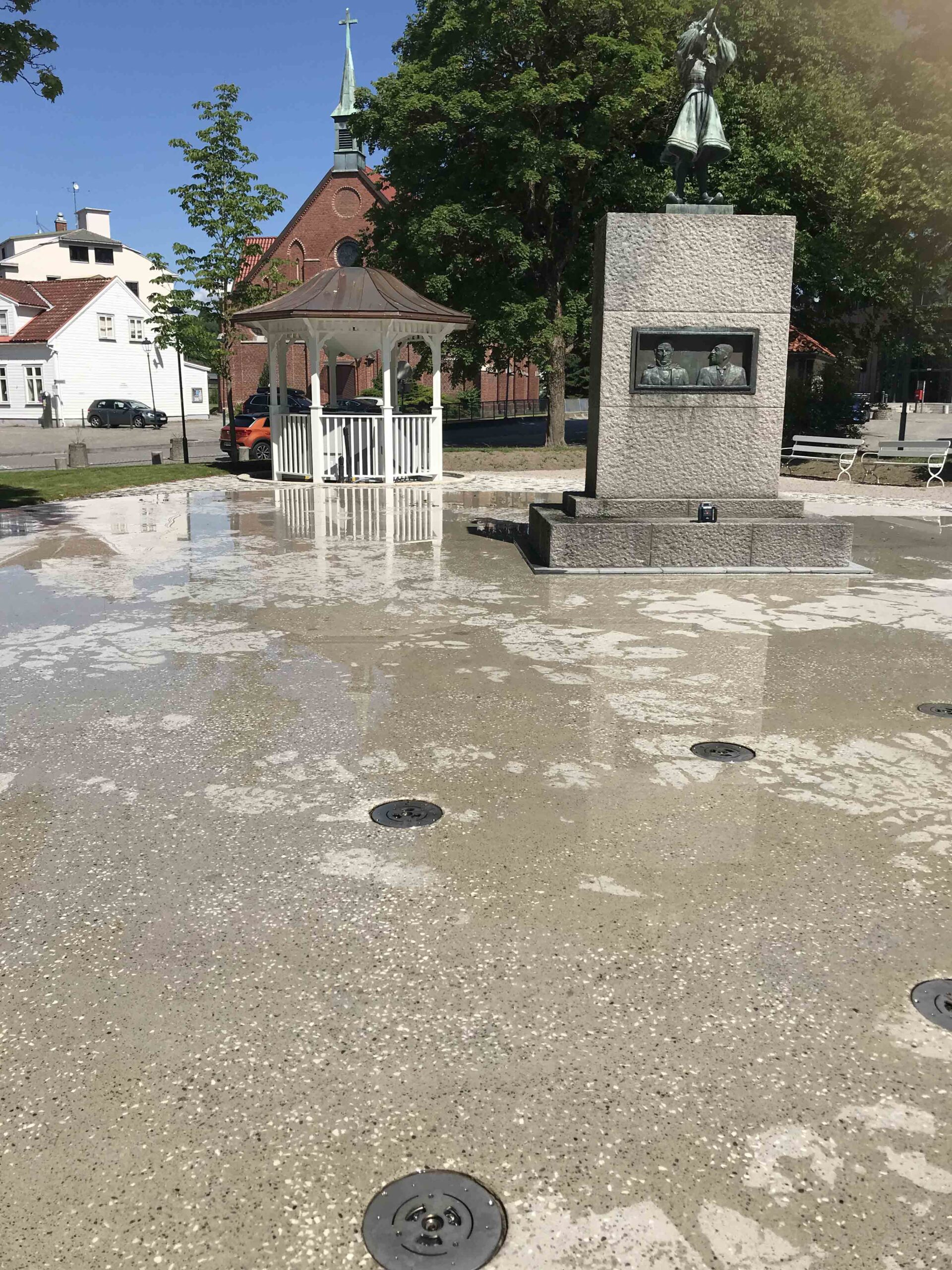 Halden Sentrumsbane — vant og sikring