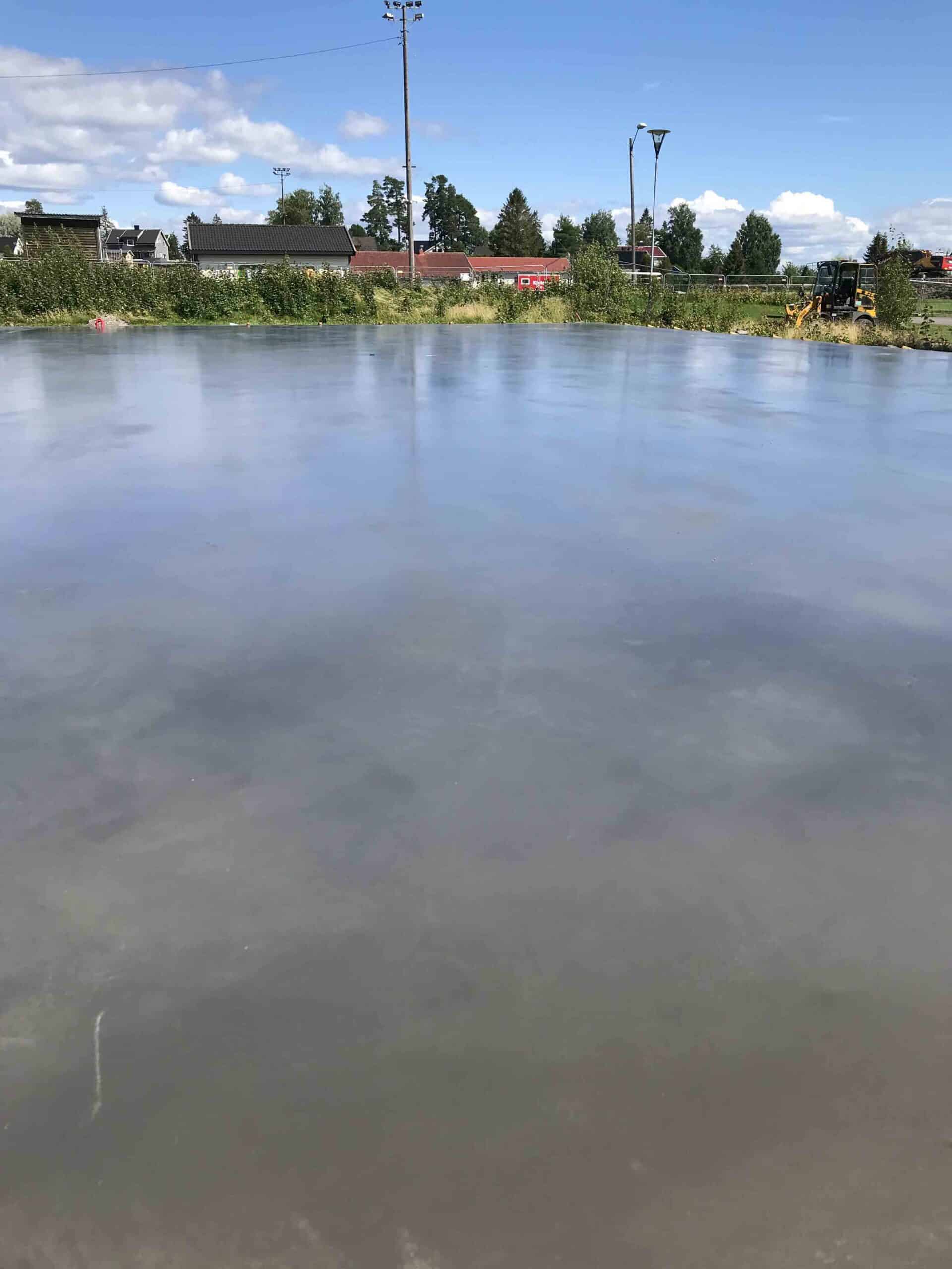 Holmestrand Utebane — konstruksjonsdetalj