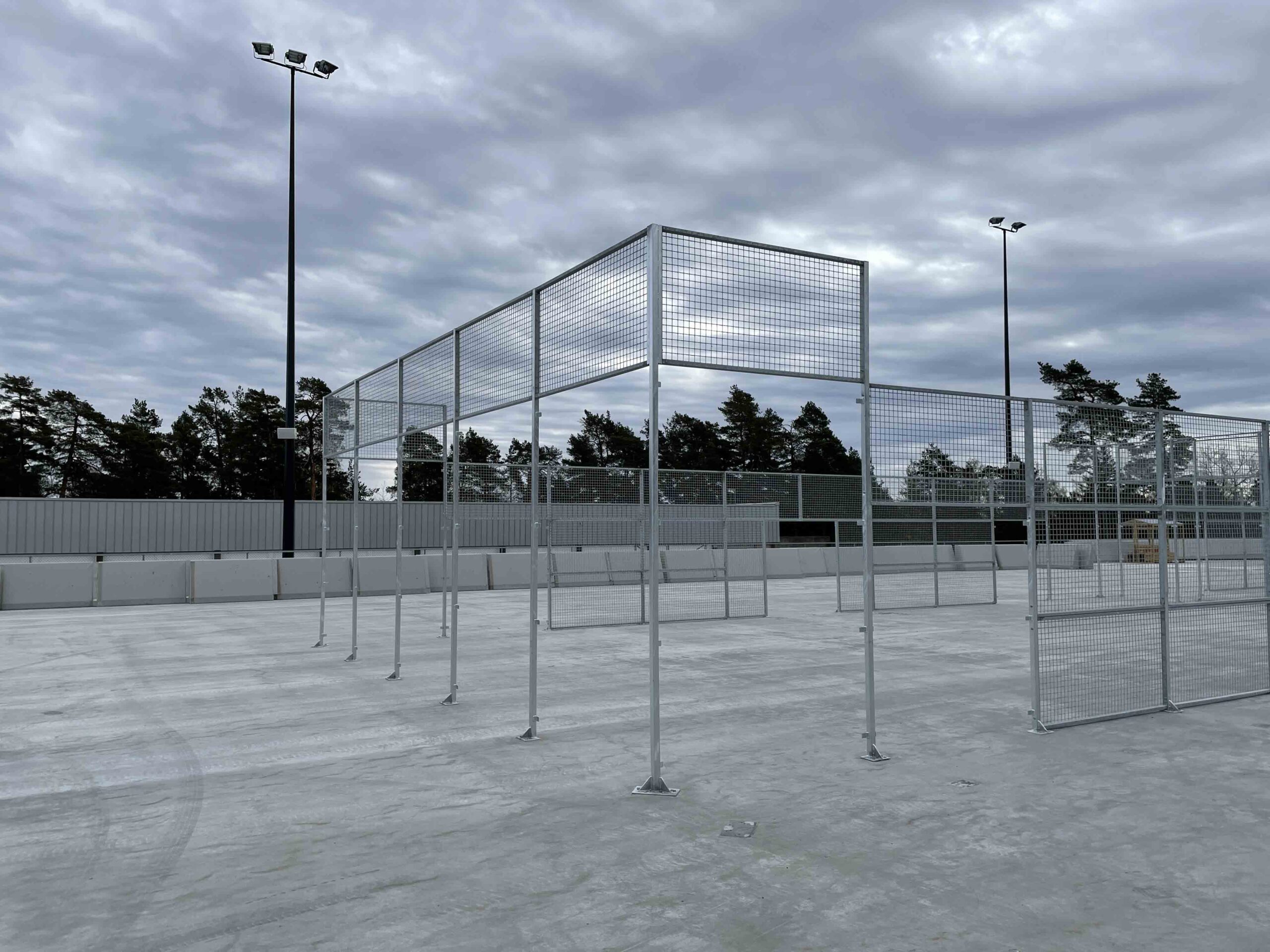 Paddeltennis Tønsberg — oversikt — ferdig anlegg