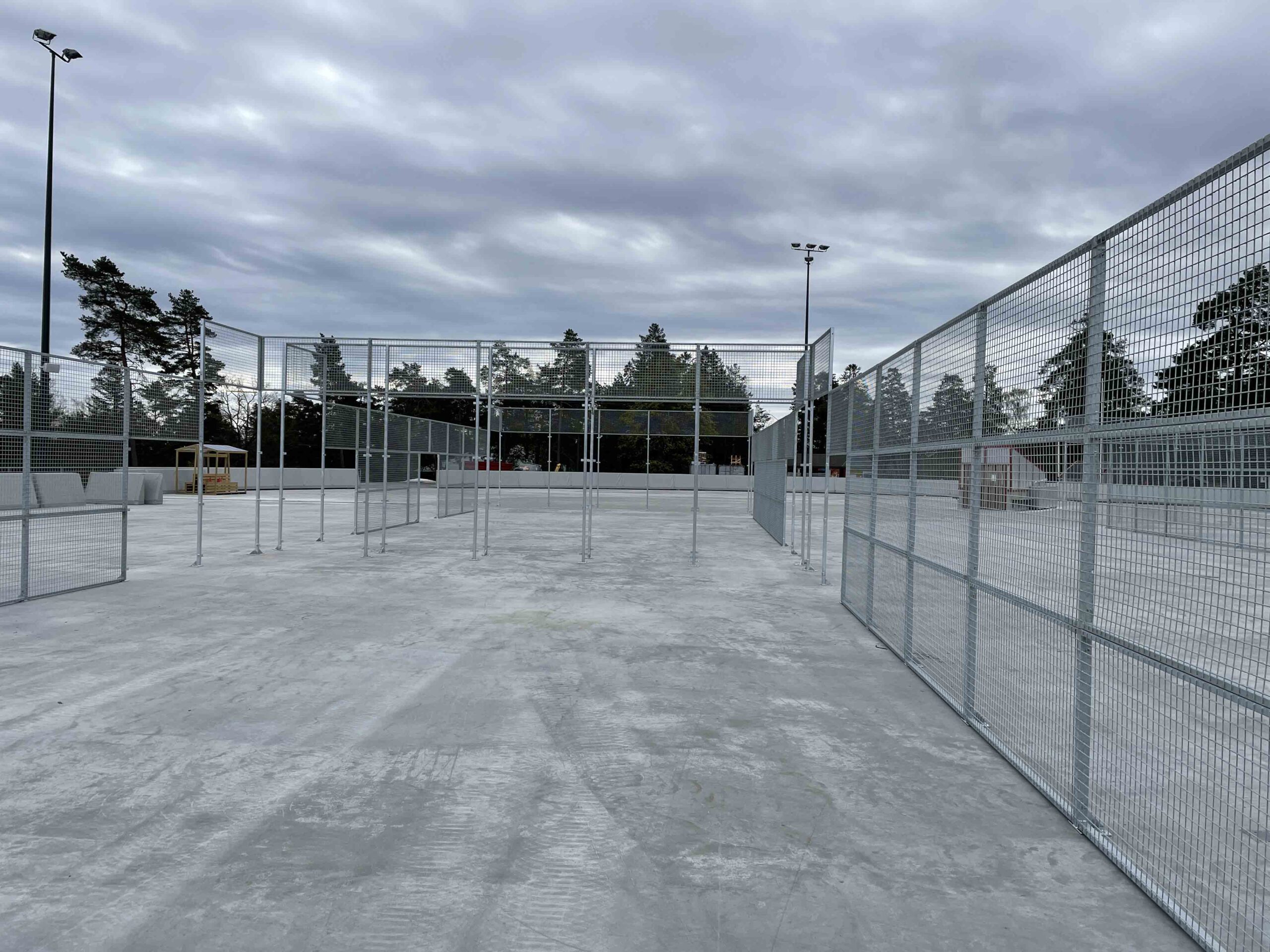 Paddeltennis Tønsberg — isflaten