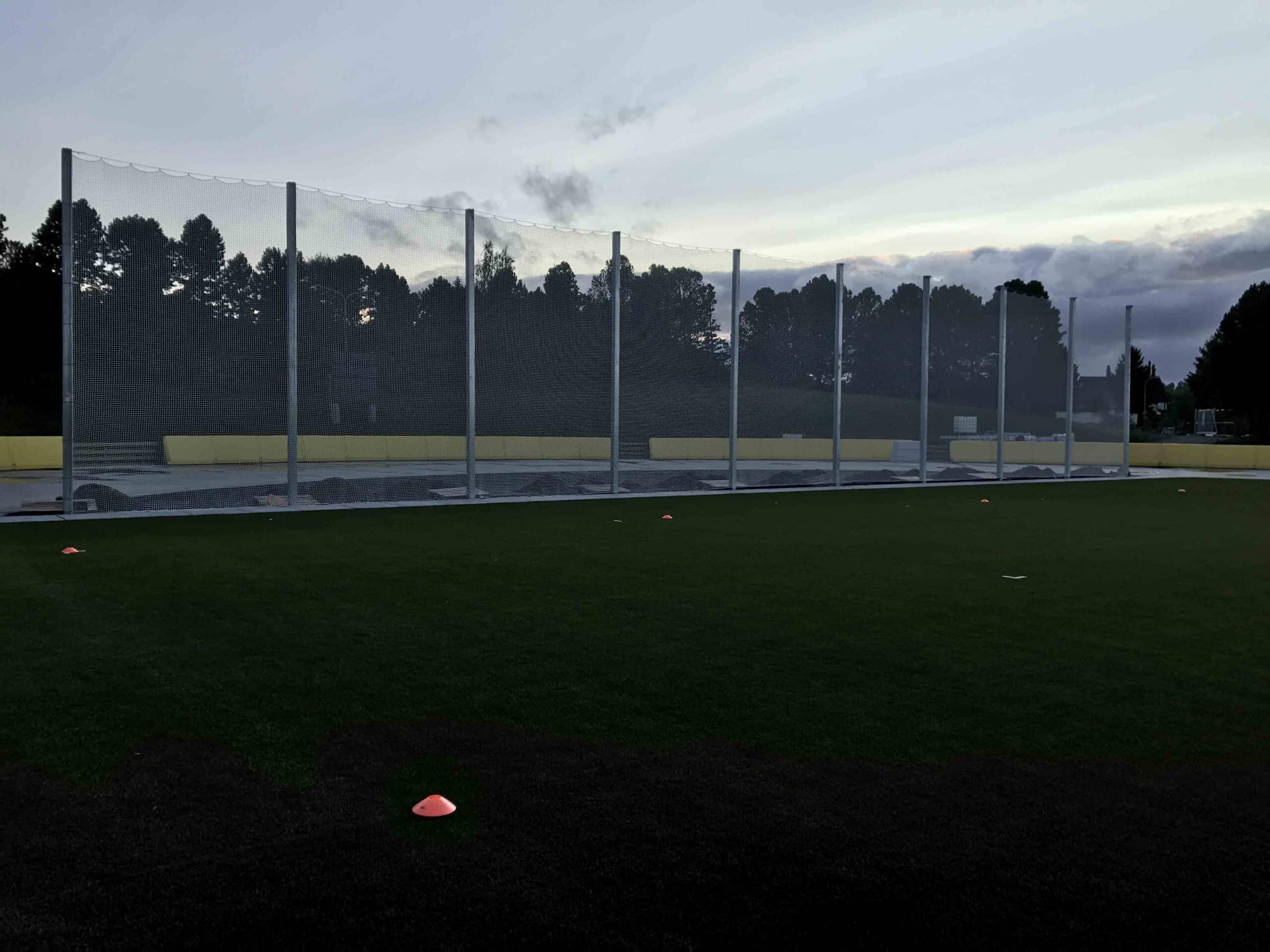 Leangen Ballfangernett — ferdig isflate