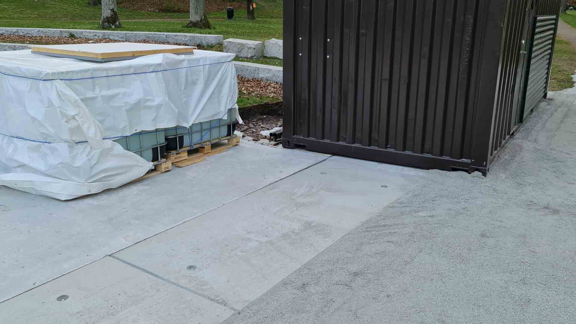 Lystlunden Park — isflaten