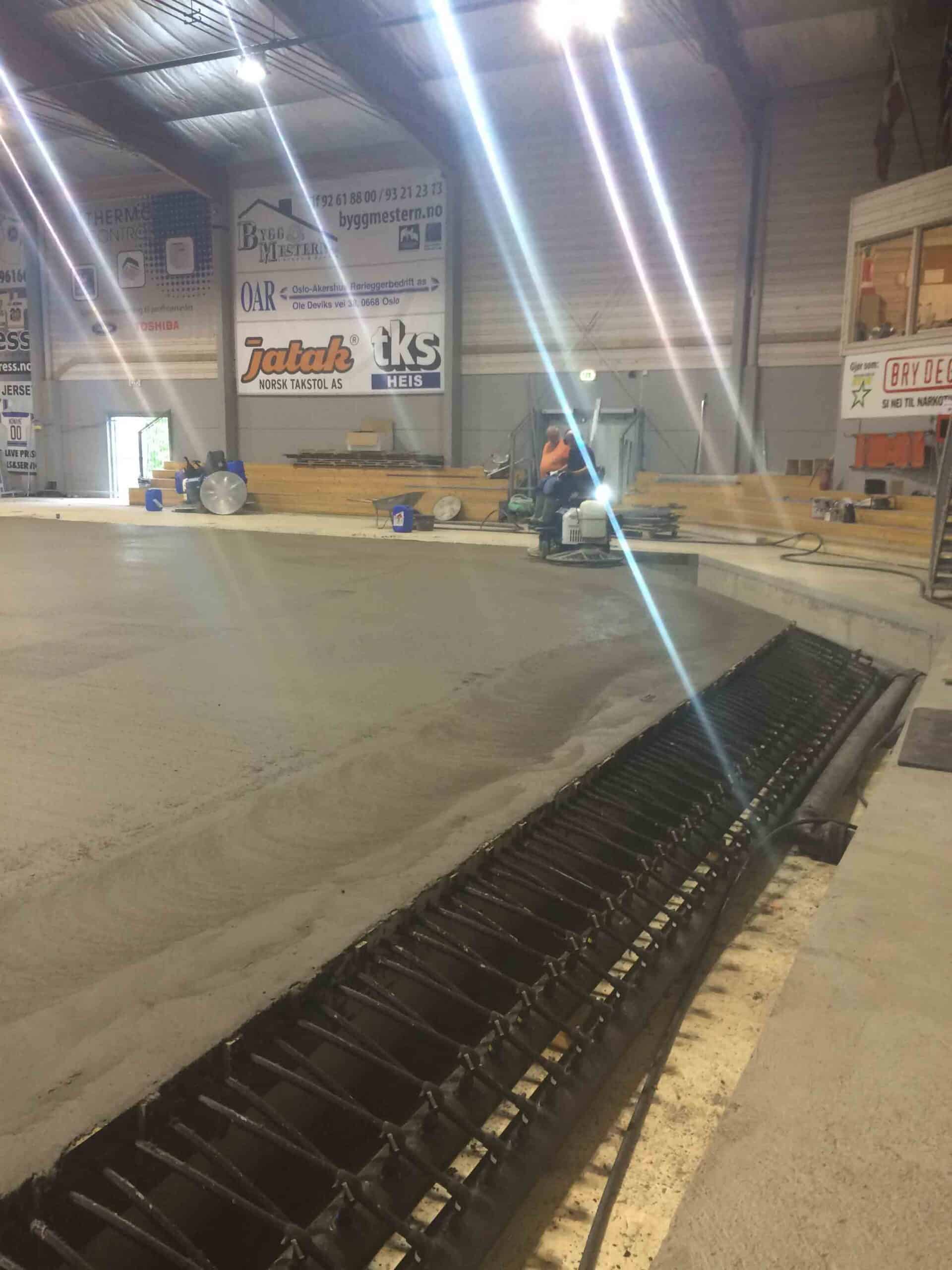 Manglerud Ishall — teknisk installasjon