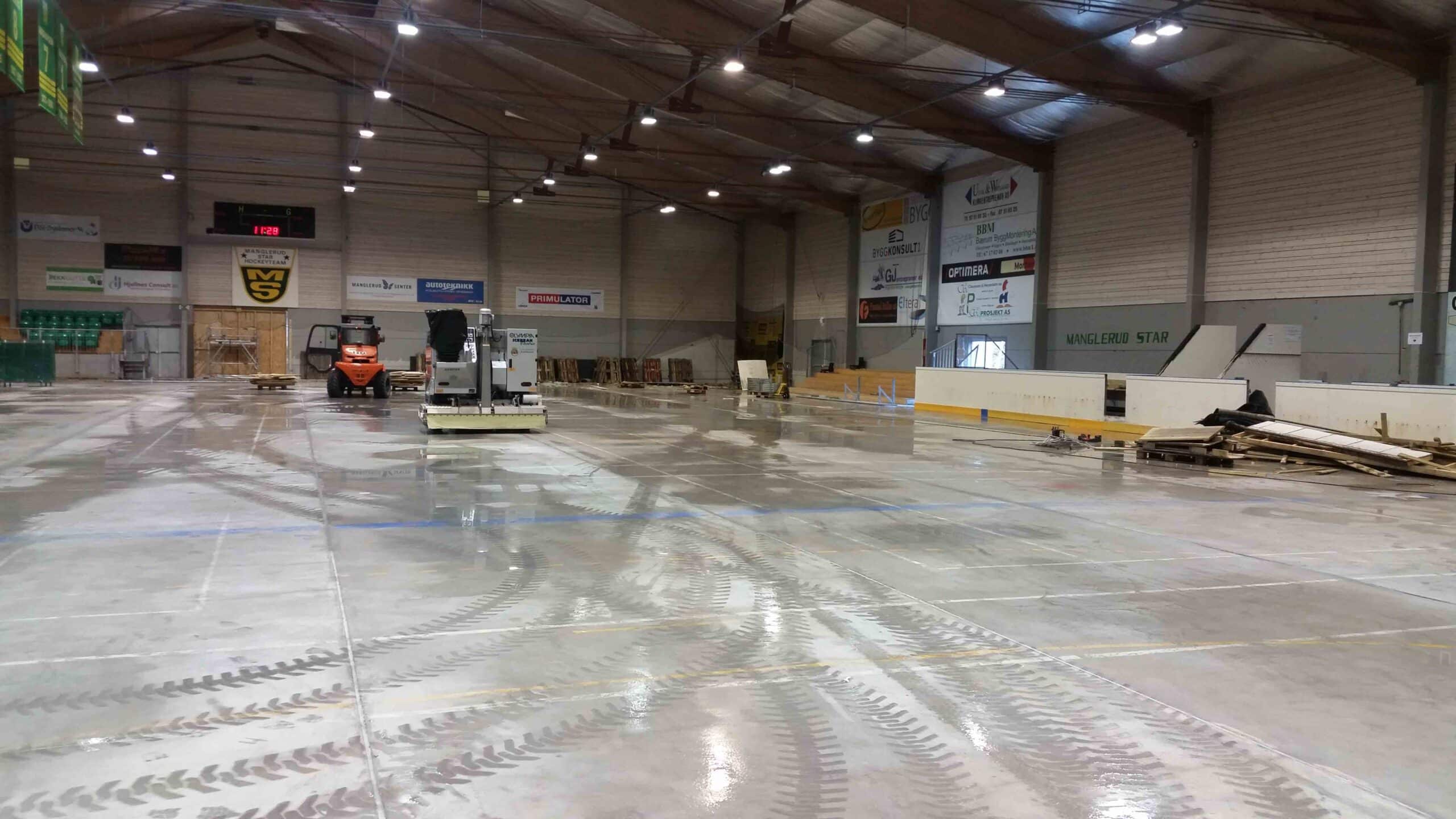 Manglerud Ishall — vant og sikring