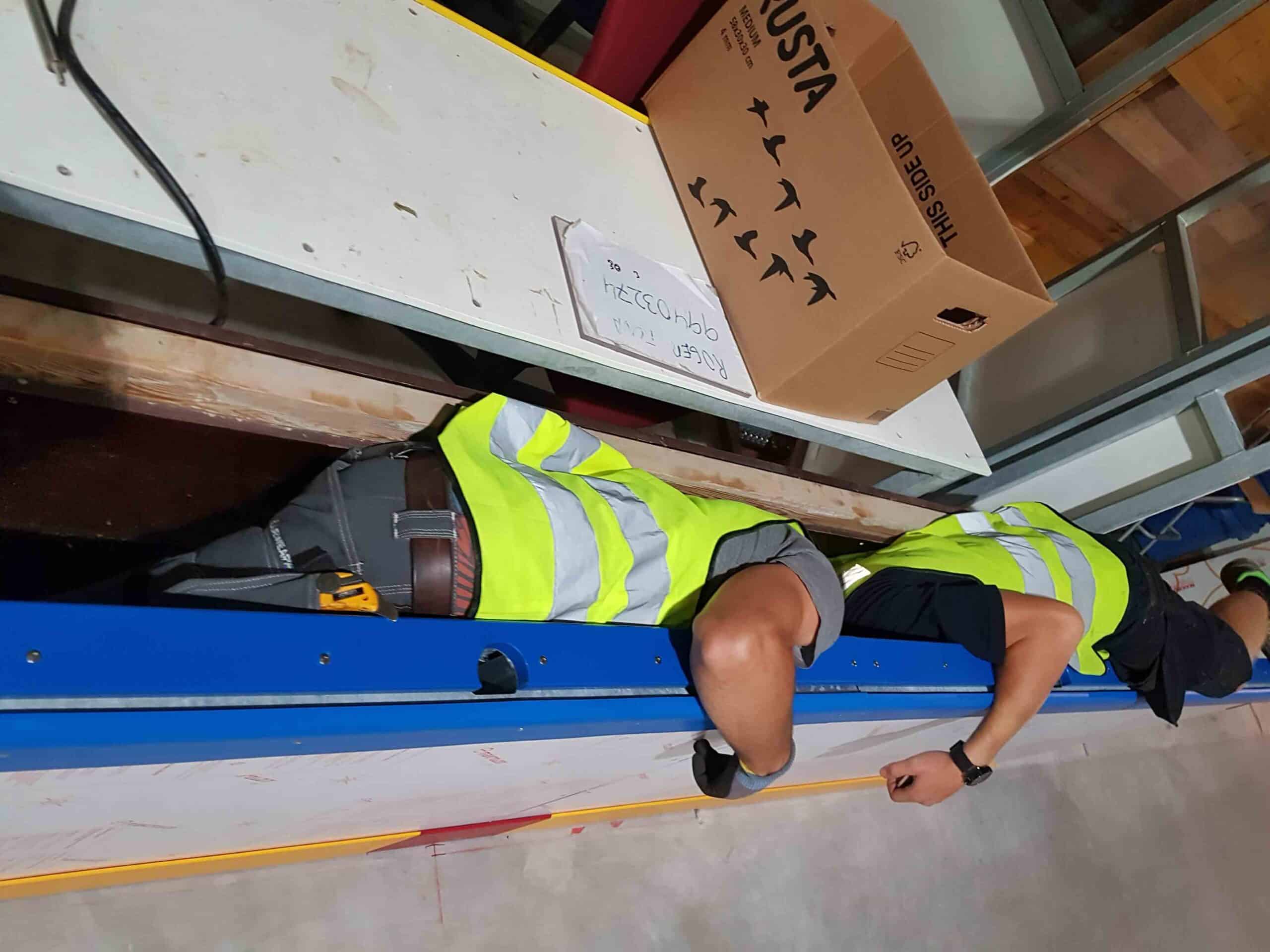 Moss Ishall — sikring — detalj