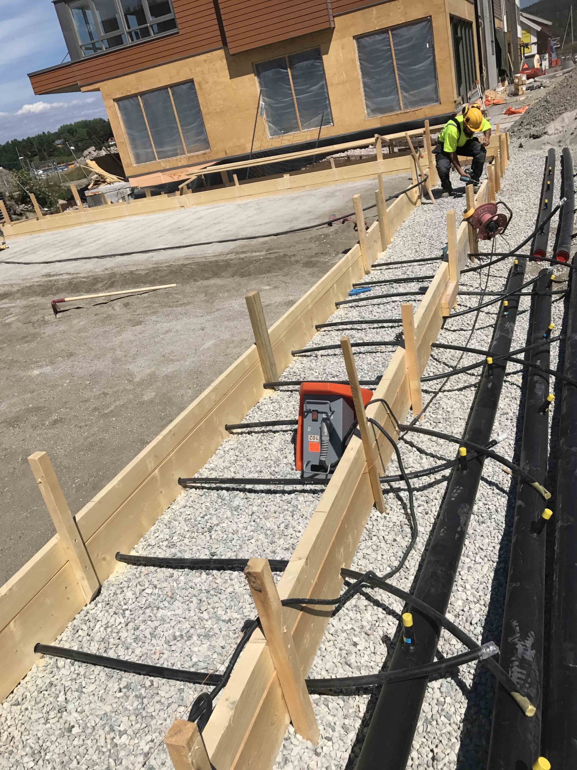 Sætre Sentrumsbane — detalj