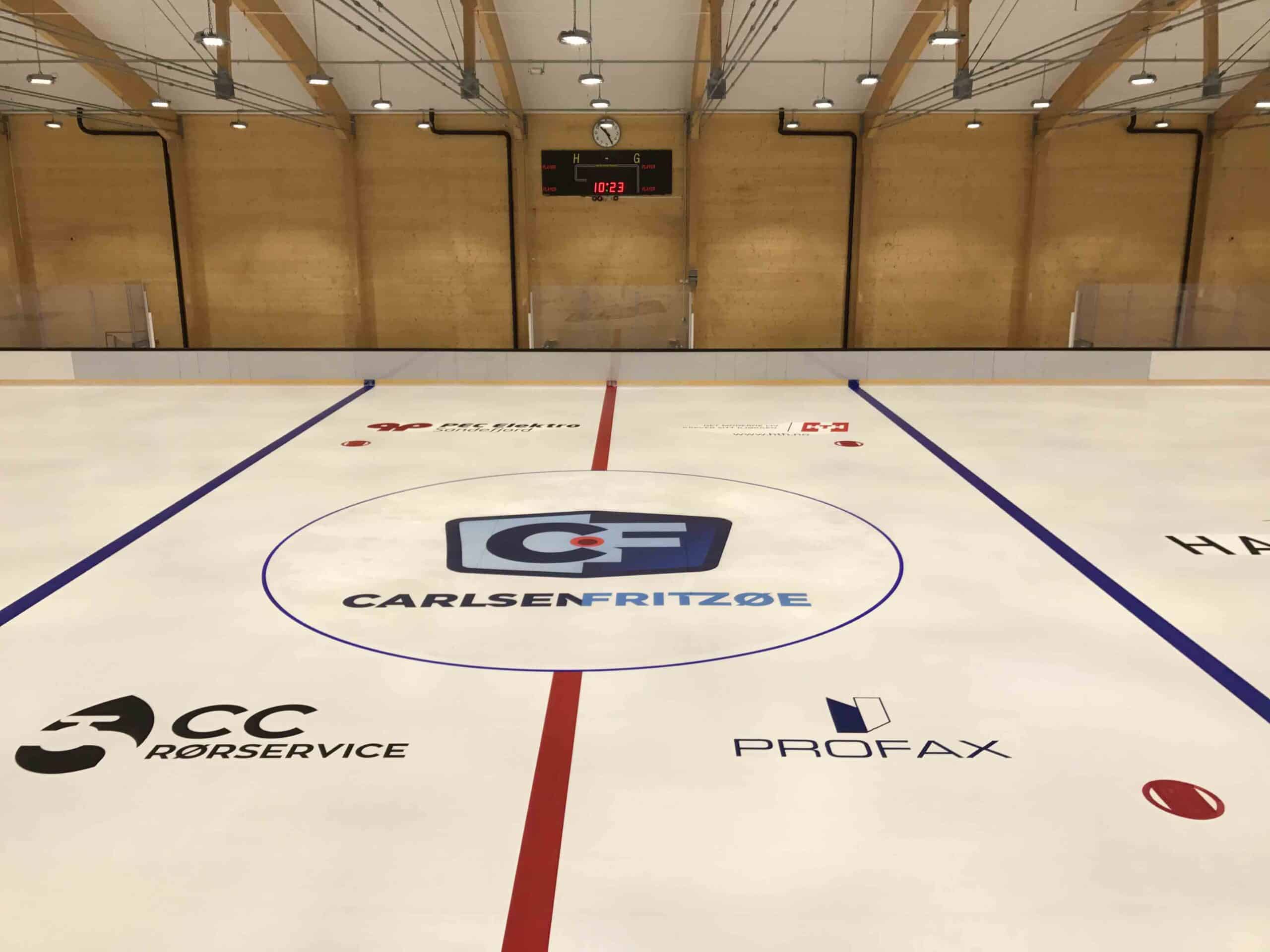 Sandefjord Ishall — teknisk detalj