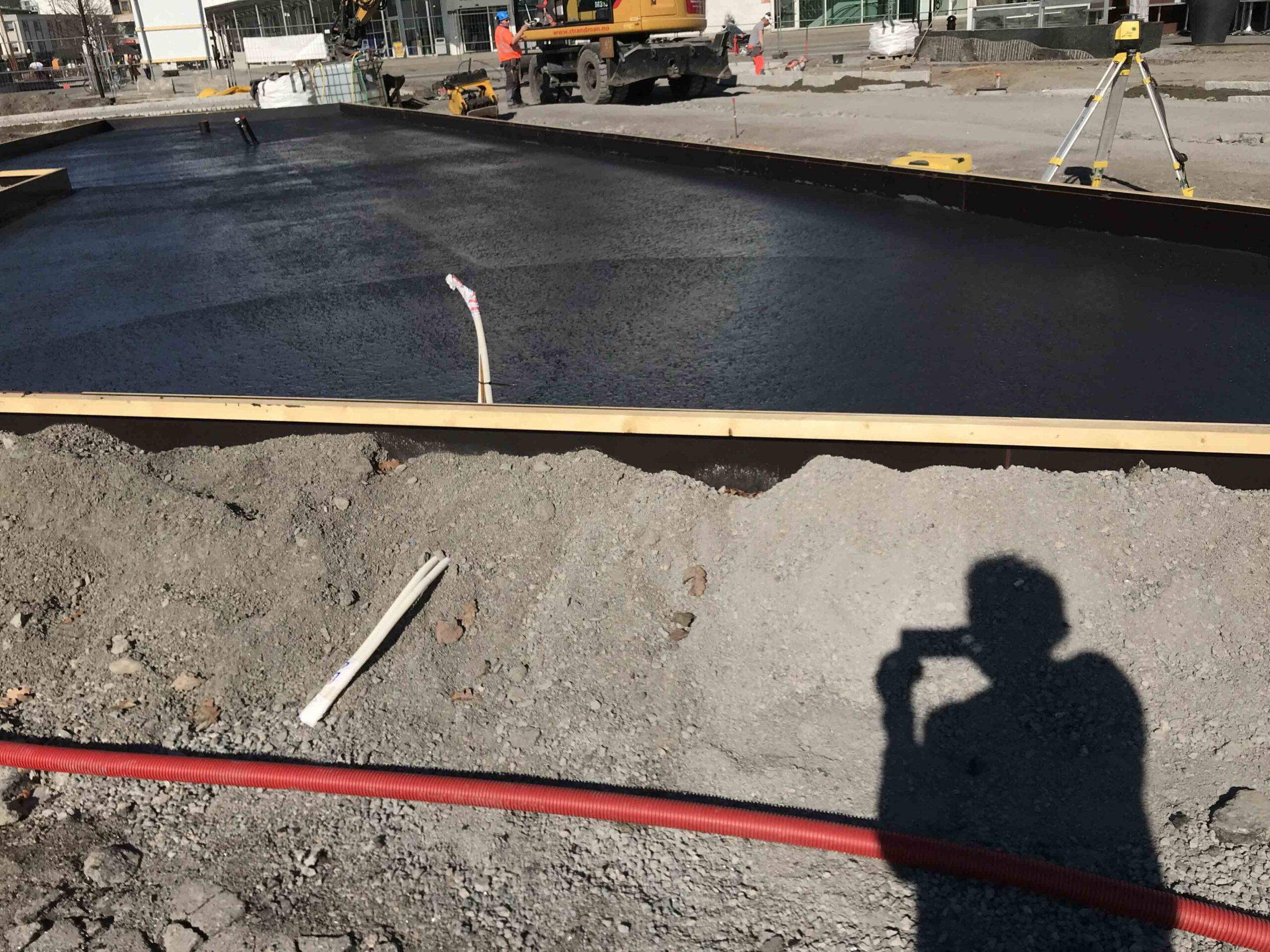 Sandefjord Sentrum — montasjeprosess