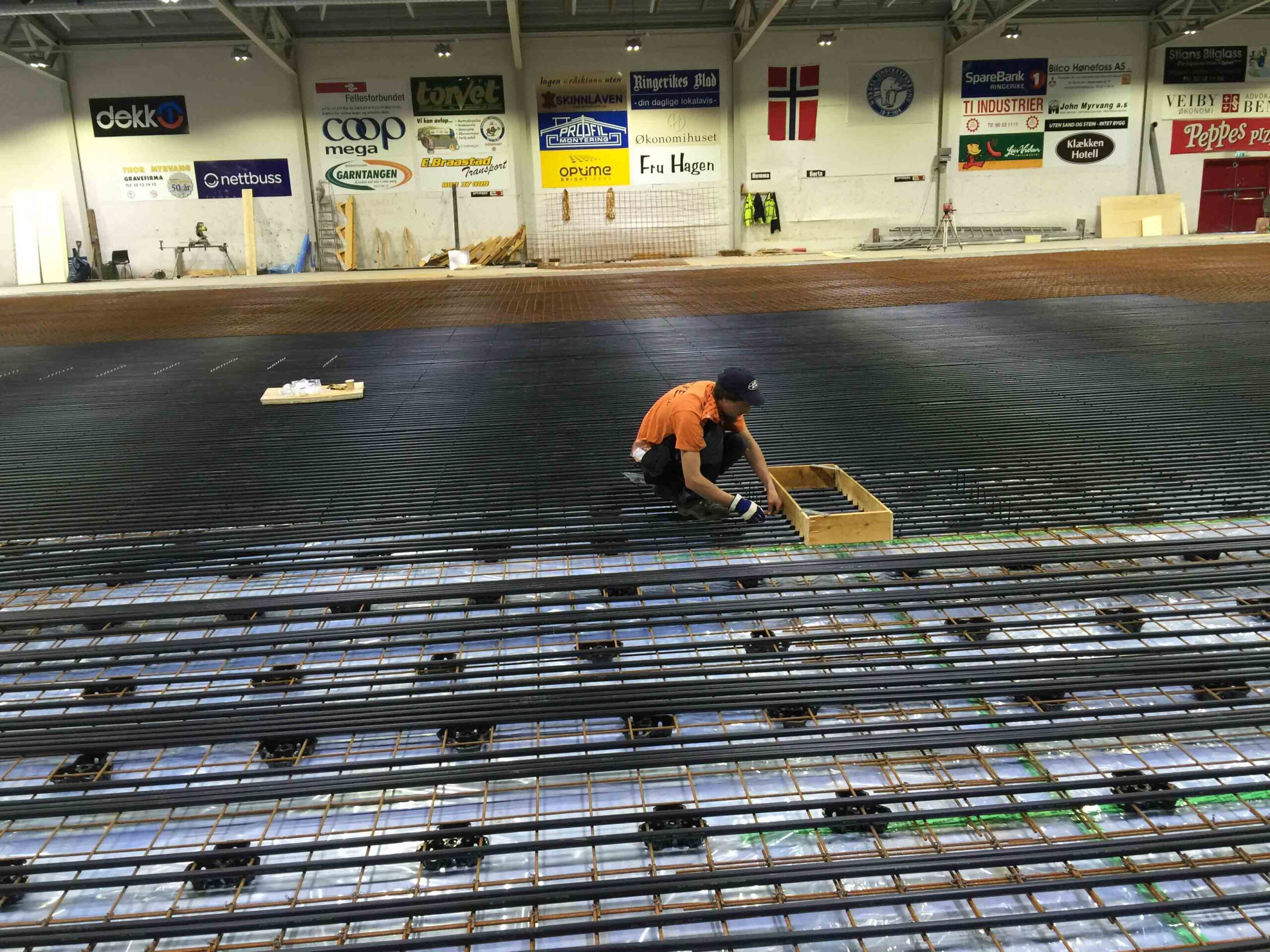 Schjongshallen — konstruksjon