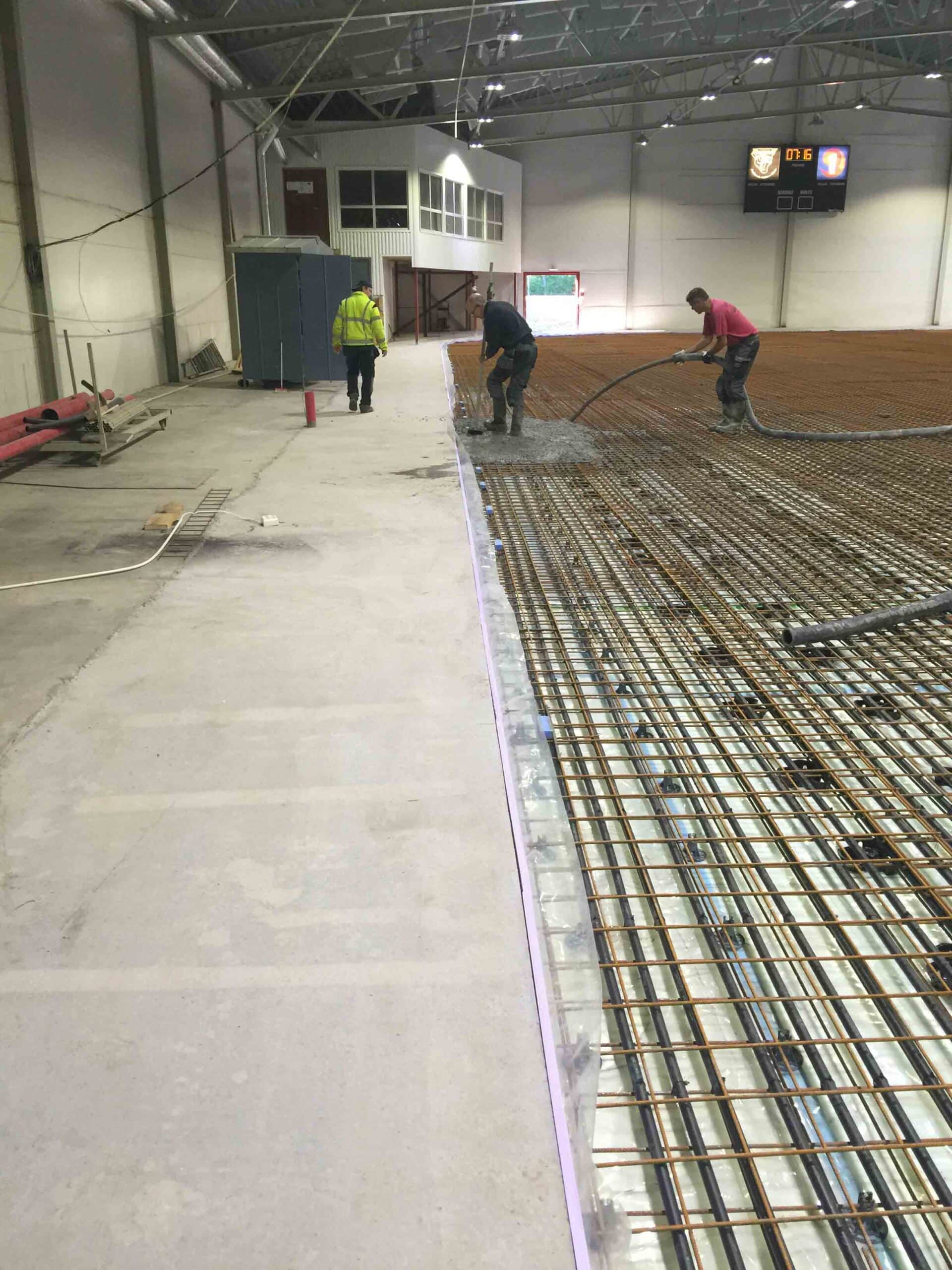 Schjongshallen — konstruksjonsdetalj