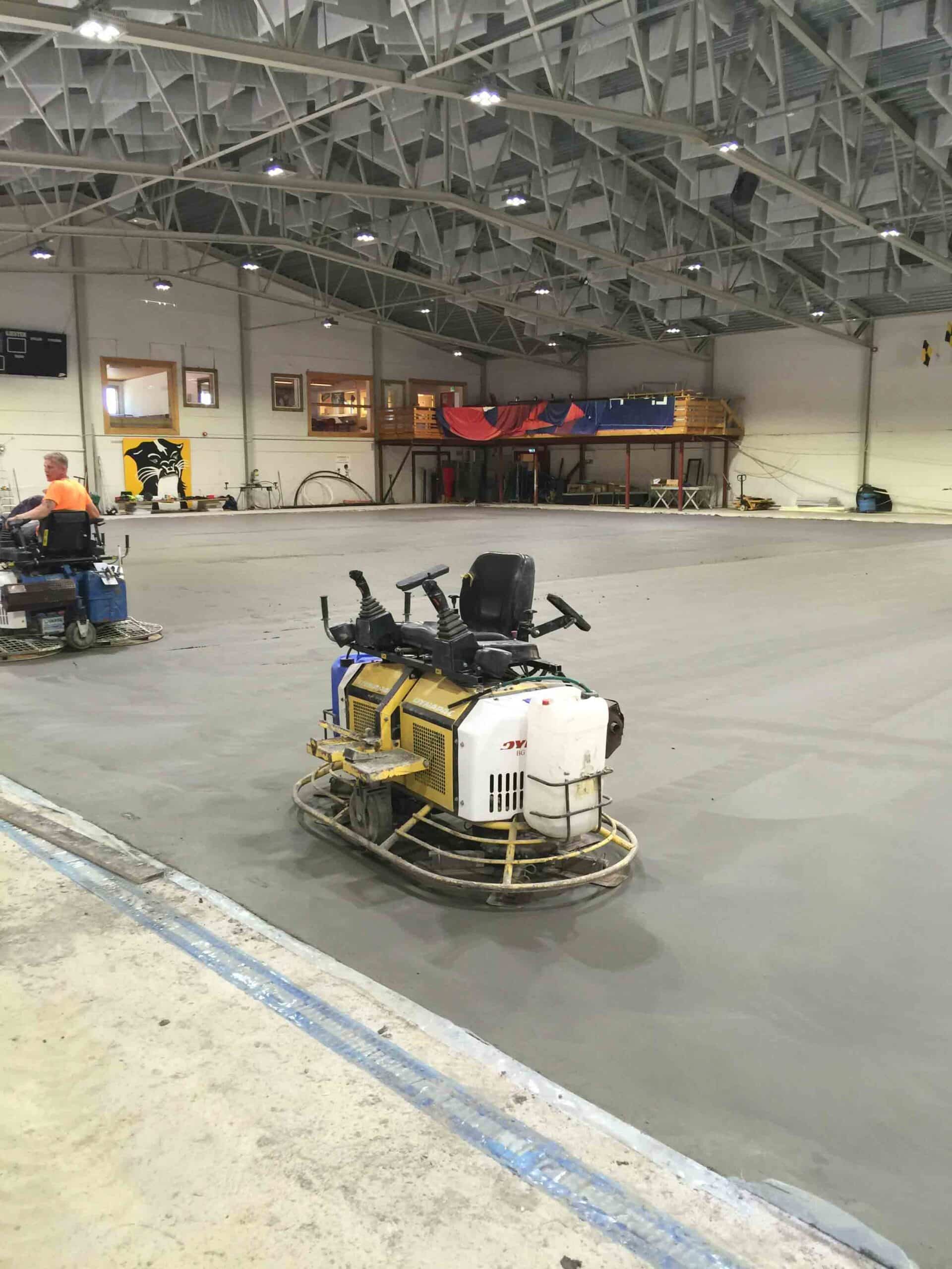 Schjongshallen — sikring — detalj