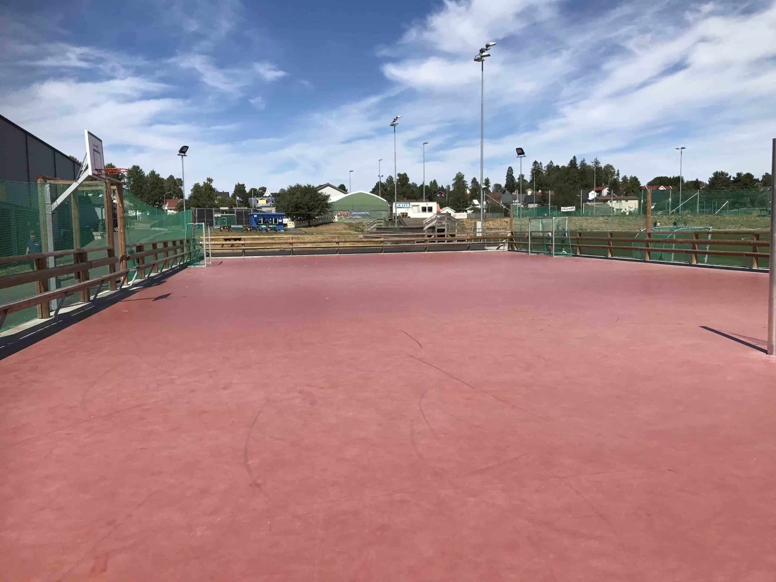 Ski Sentrumsbane — konstruksjonsdetalj