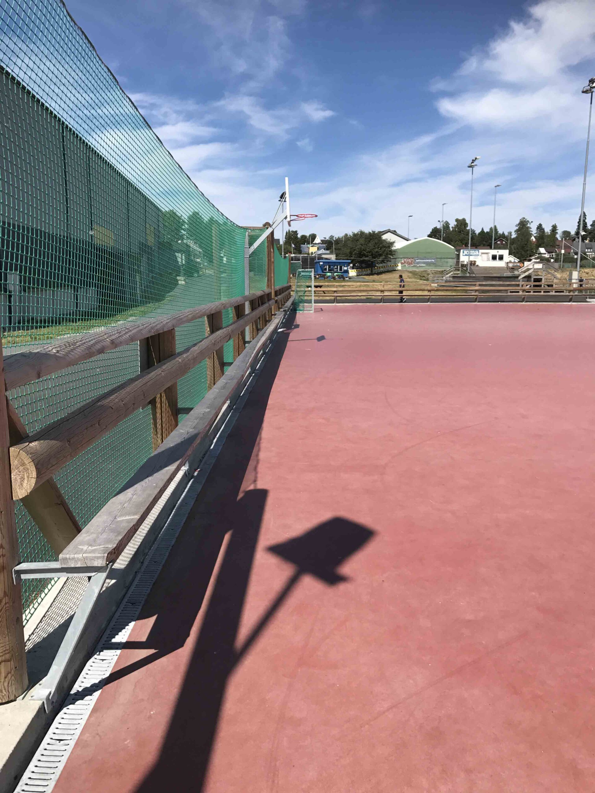 Ski Sentrumsbane — montasje pågår