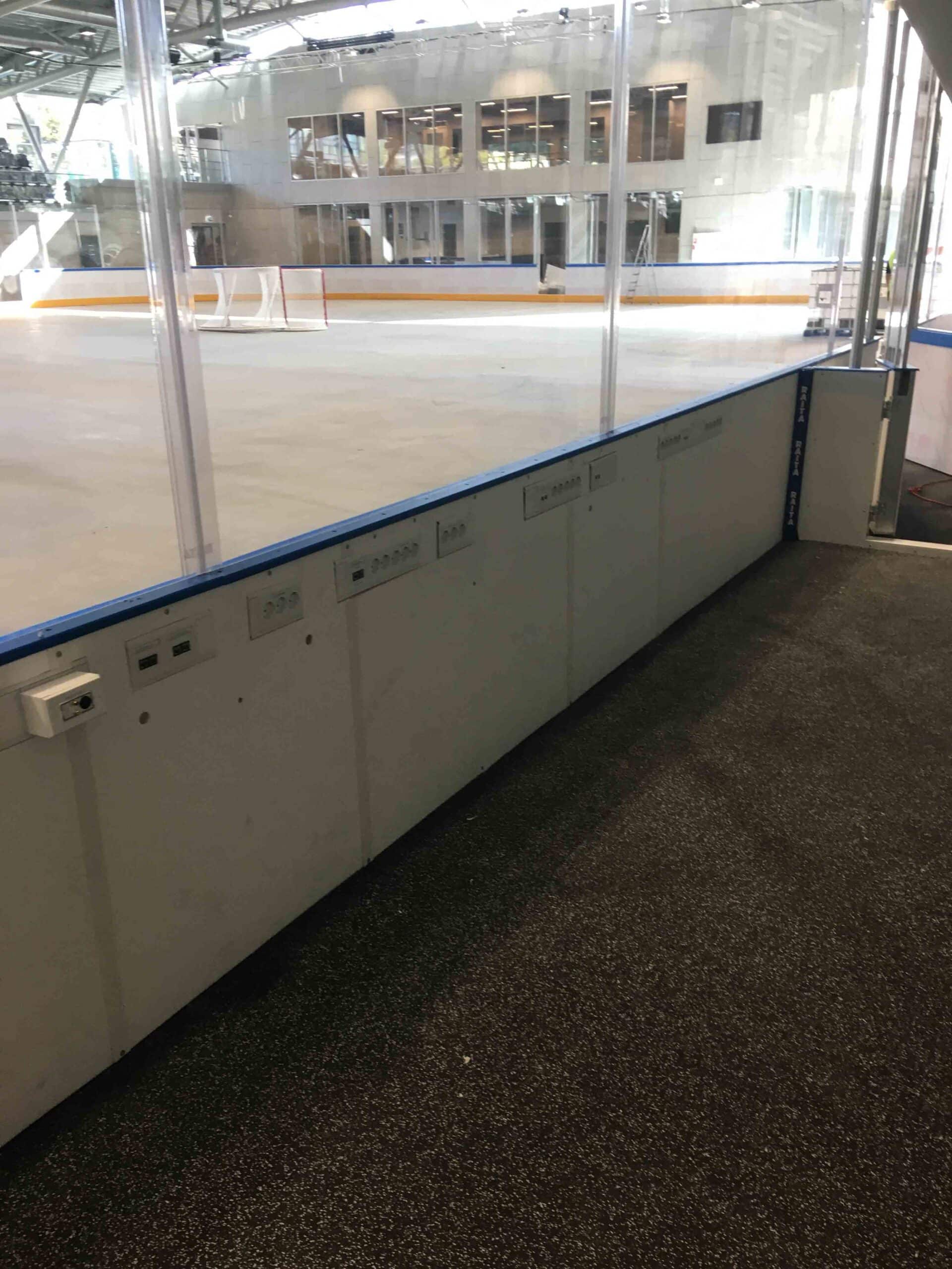 Sonja Henie Ishall — konstruksjon