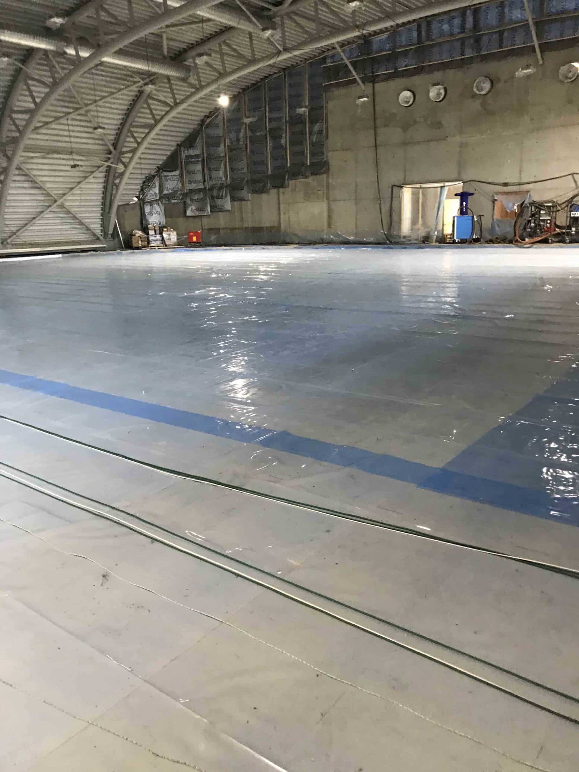 Sonja Henie Ishall — konstruksjonsdetalj