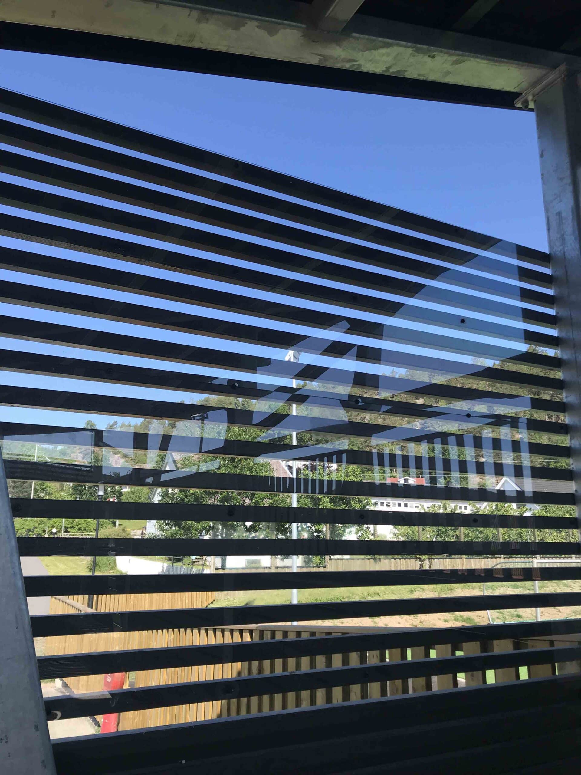 Svelvik Utebane — detalj