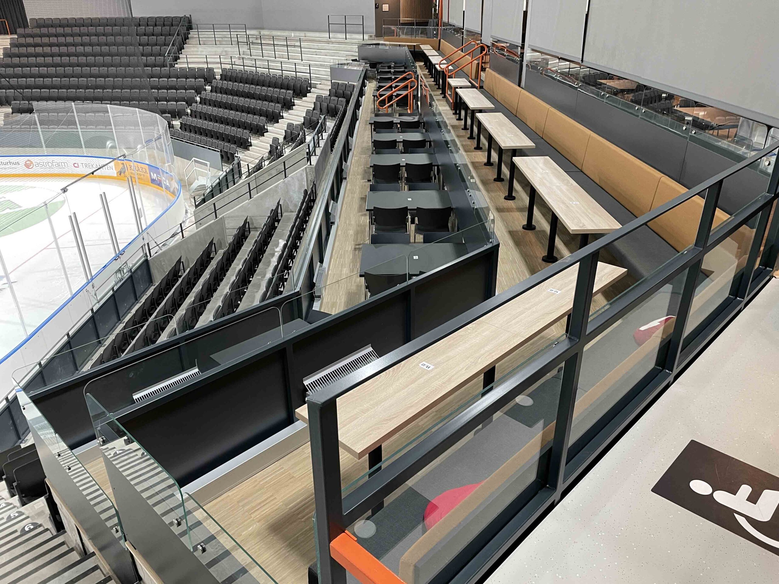 Varner Arena — vant og sikring