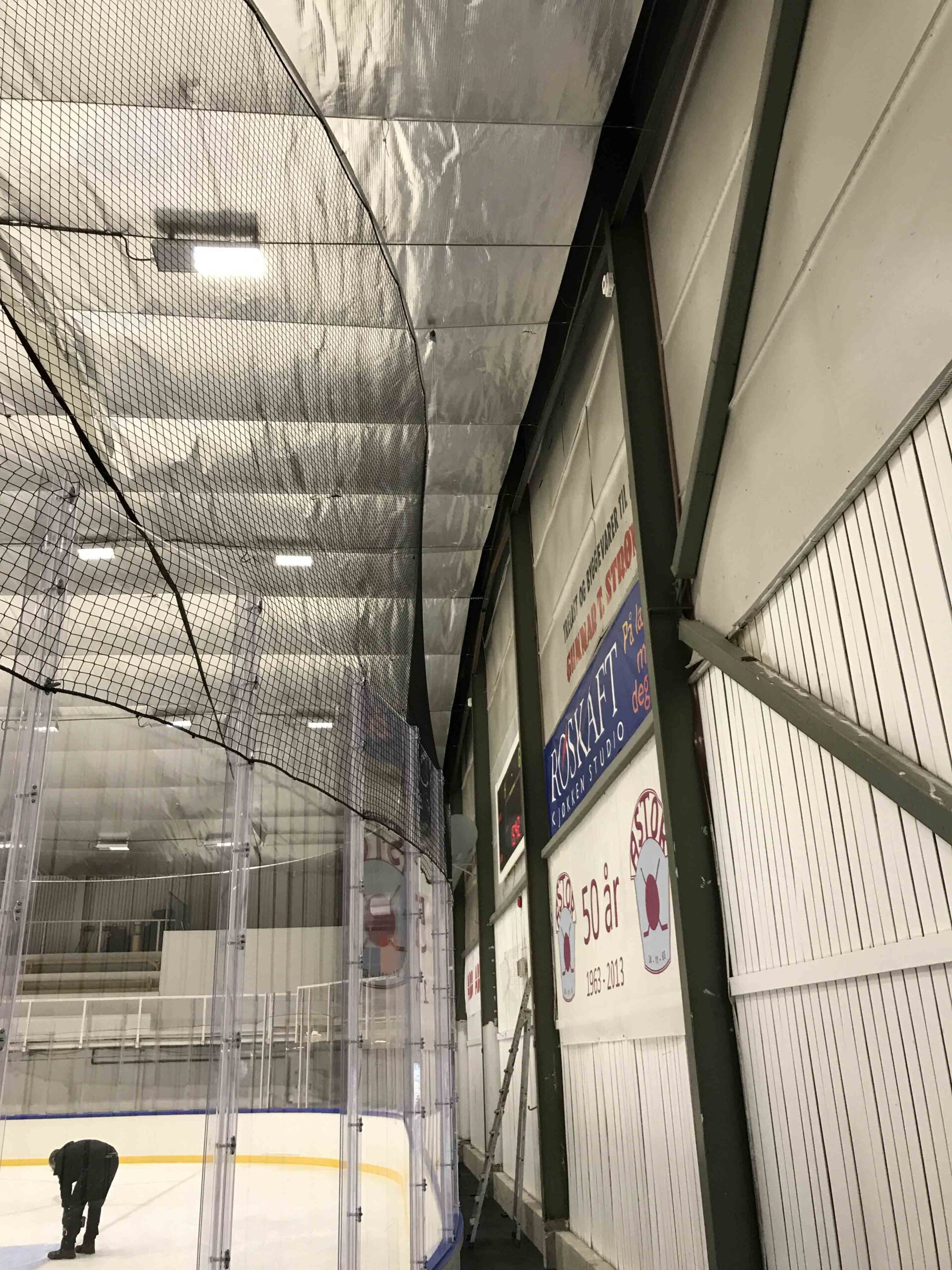 Furuset Ishall — sikring — detalj