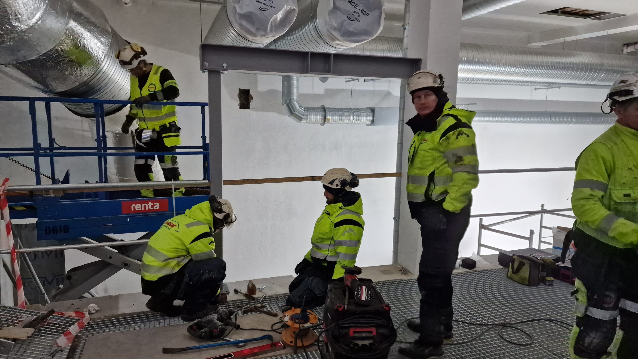 Valle Hovin Løftebukk — ferdig isflate