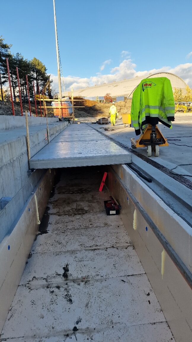 Valle Hovin Stadion — sikring — detalj