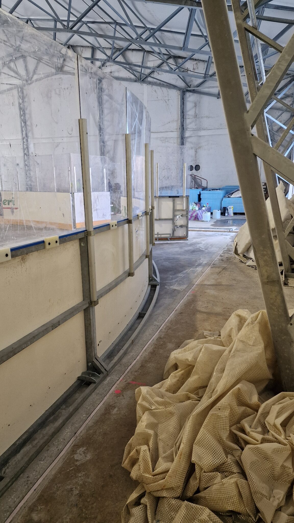 Moss Telthallen — isflaten