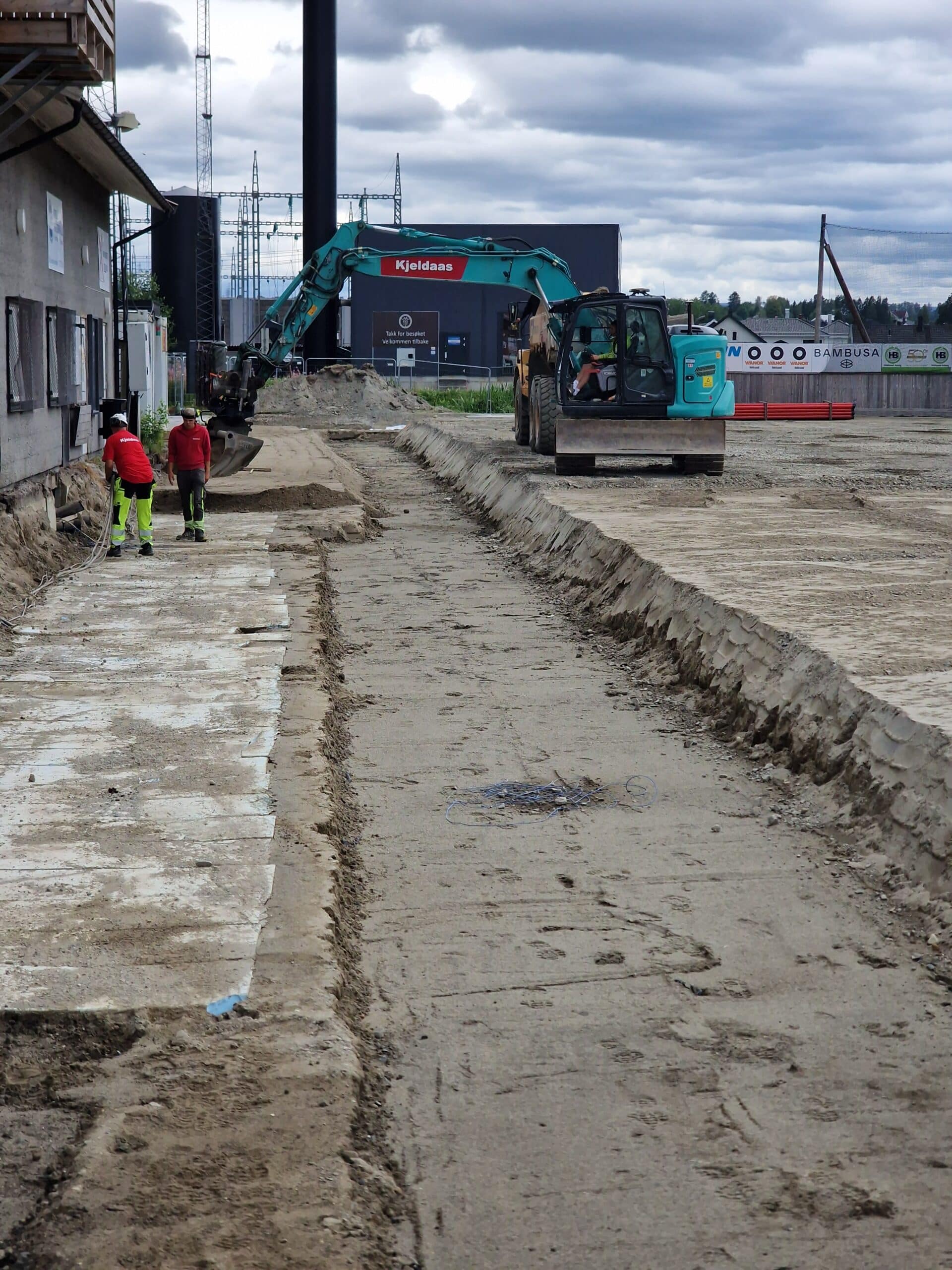 Vassenga Kunstisbane — ferdig isflate