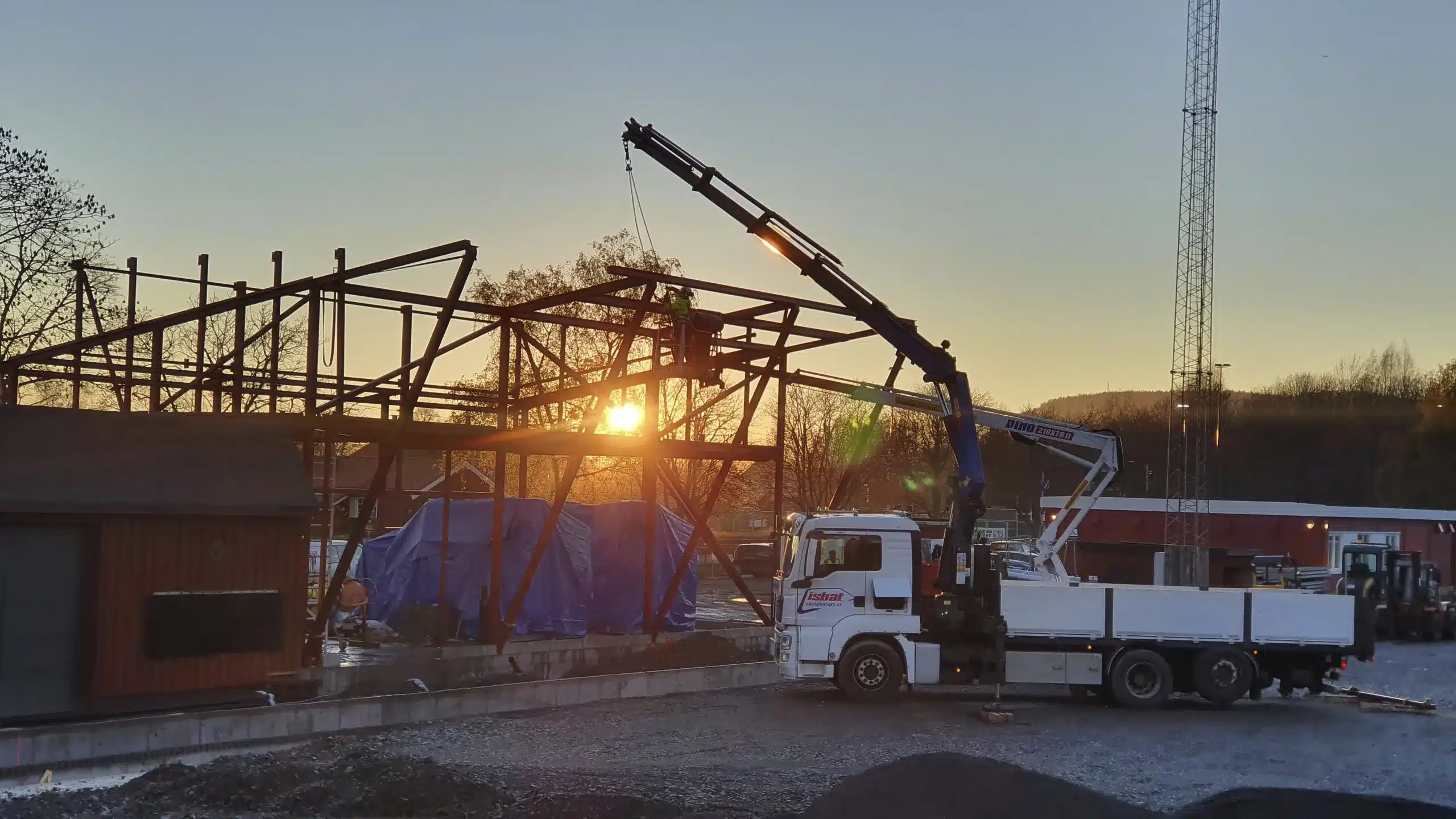 Stålkonstruksjon detalj, Hosle