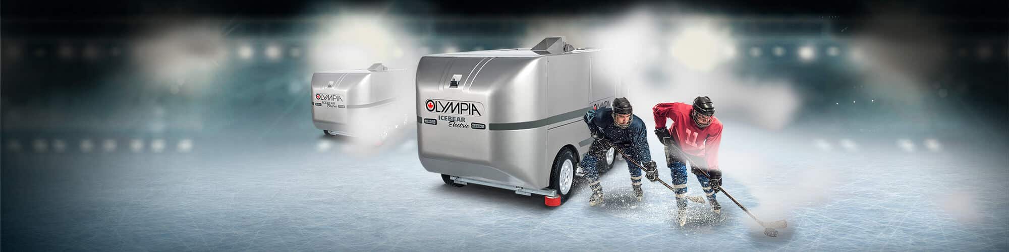 IceBear Electric ismaskin i drift på kunstisbane