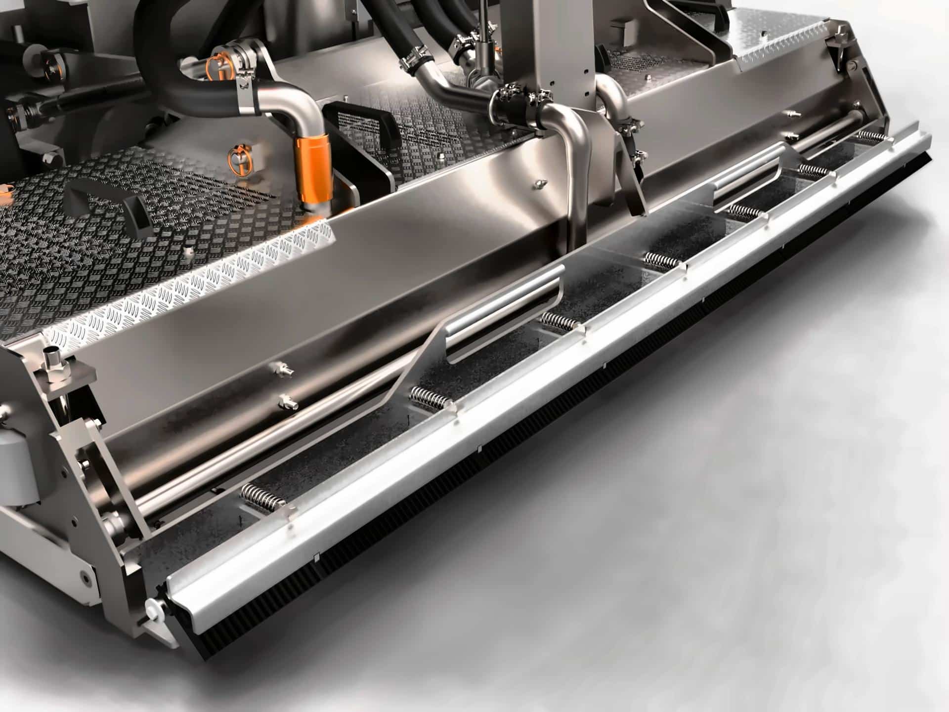 Olympia traktormontert ismaskin i aksjon på utendørsbane