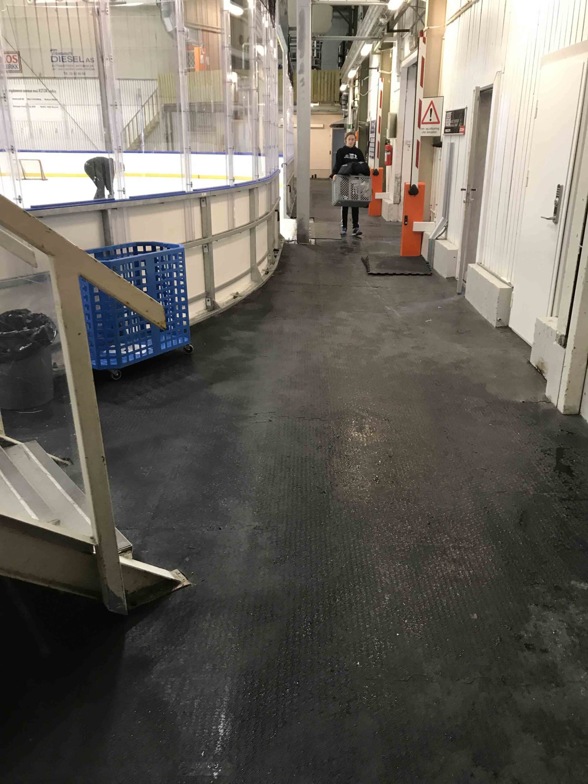 Dalgård ishall, nytt vantsystem — 2017