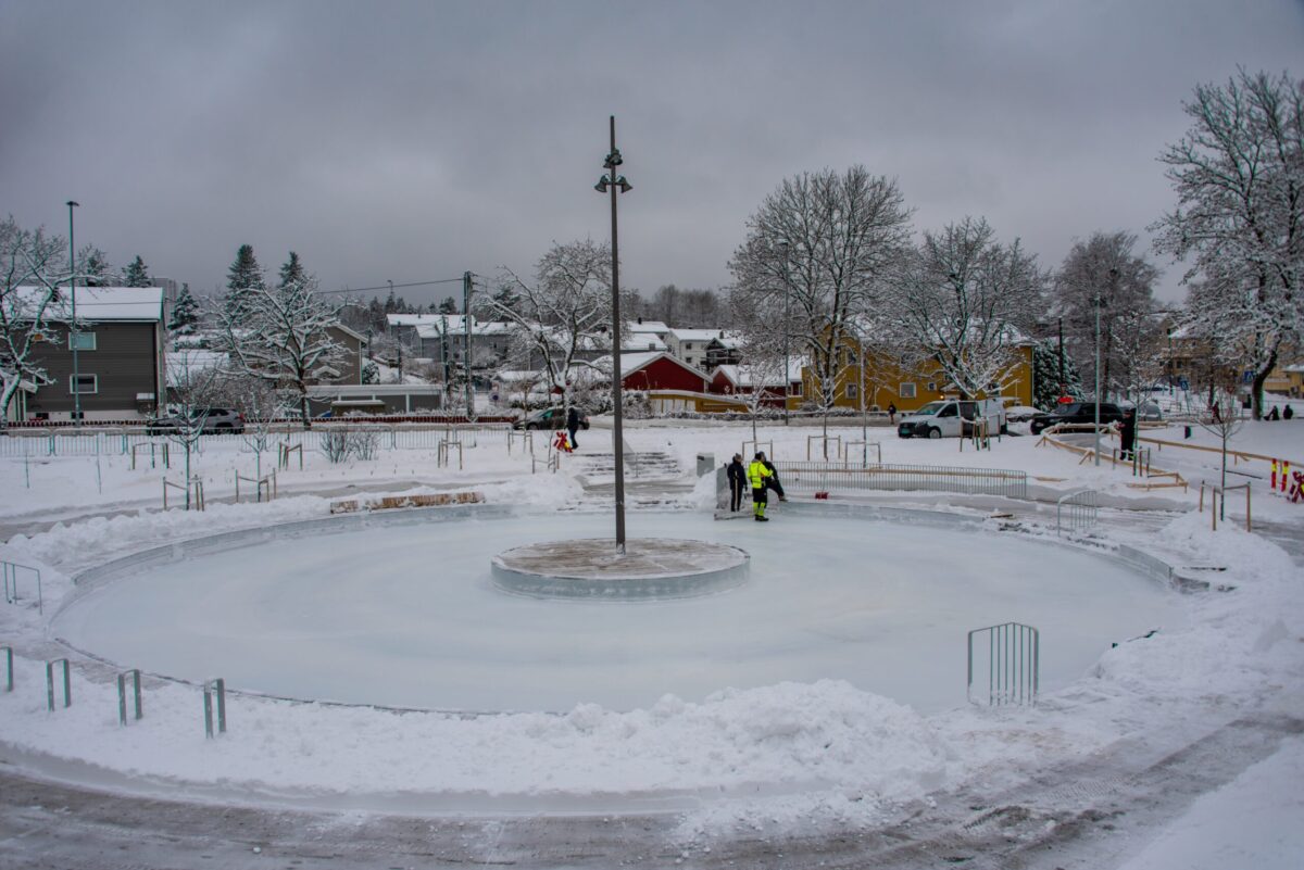 Skårerparken 2023 – torgbane i Lørenskog