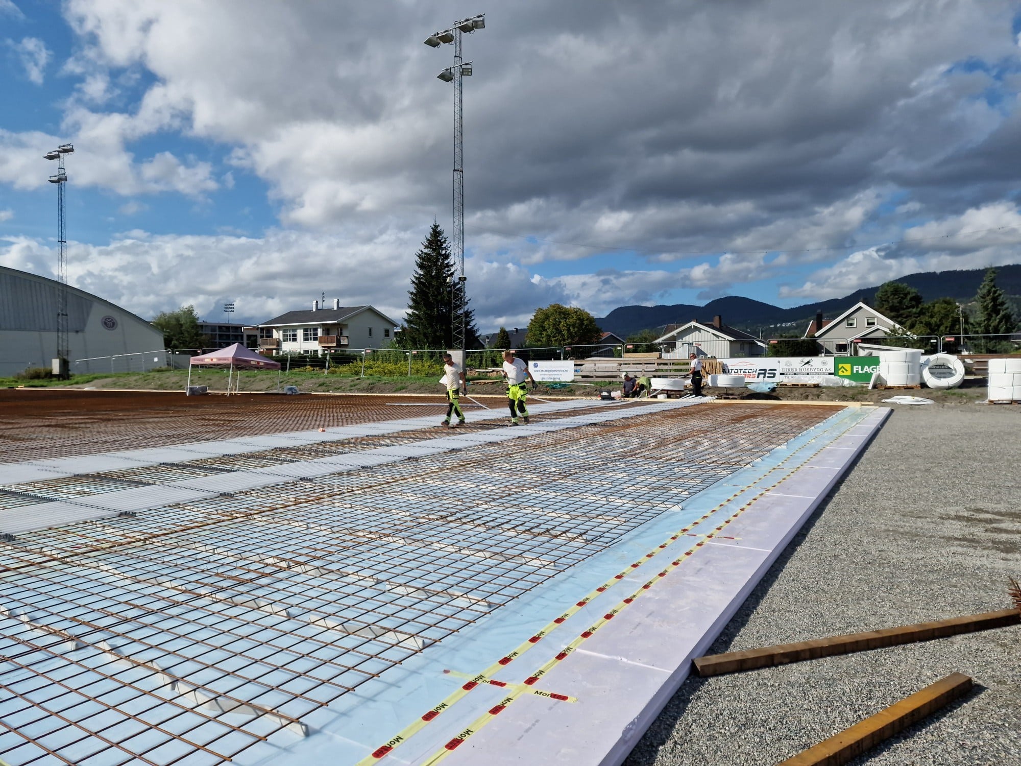 Rehabiliteringen av Vassenga kunstisbane – snart klare for støp 9 Rehabiliteringen av Vassenga kunstisbane – snart klare for s – bilde 9
