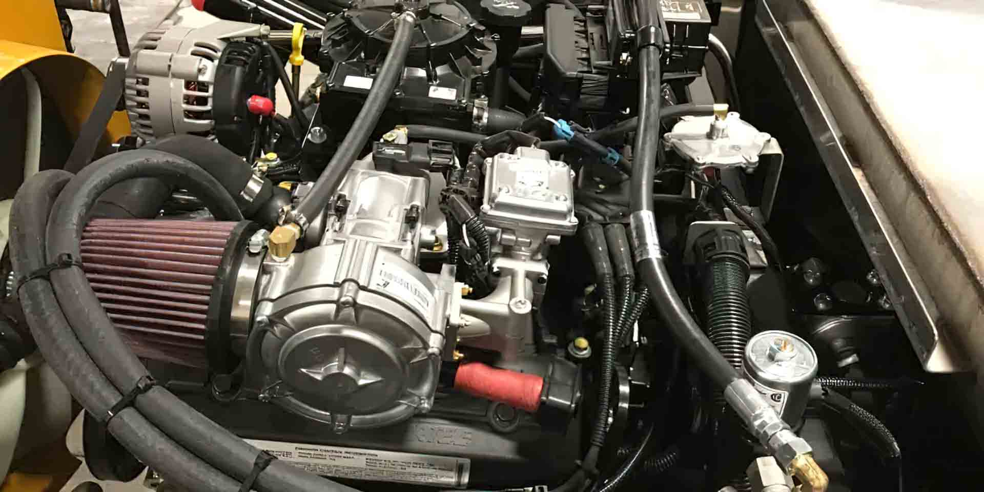 Motor eller teknisk komponent