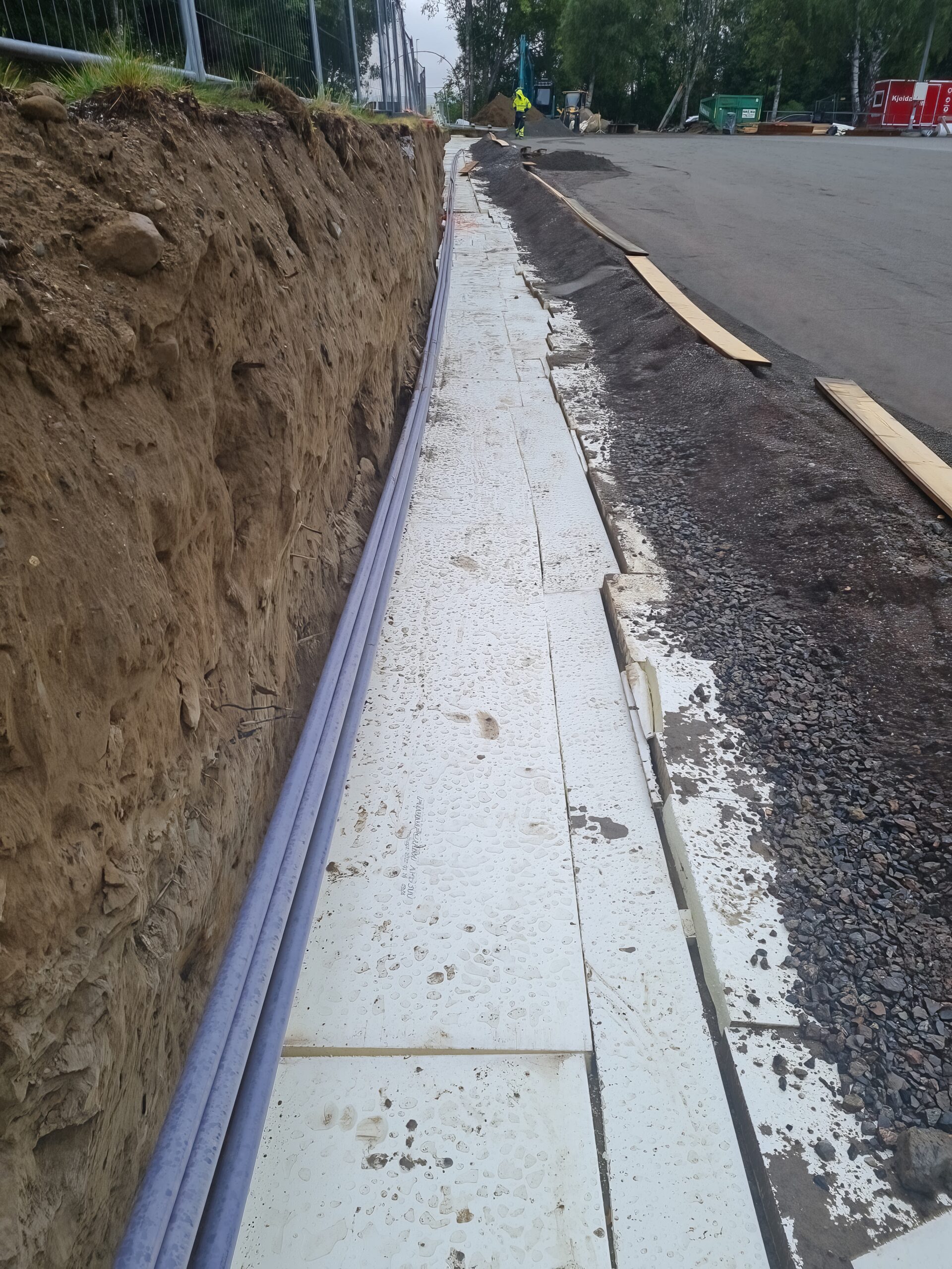 Betongmur Lillestrøm — montasjeprosess