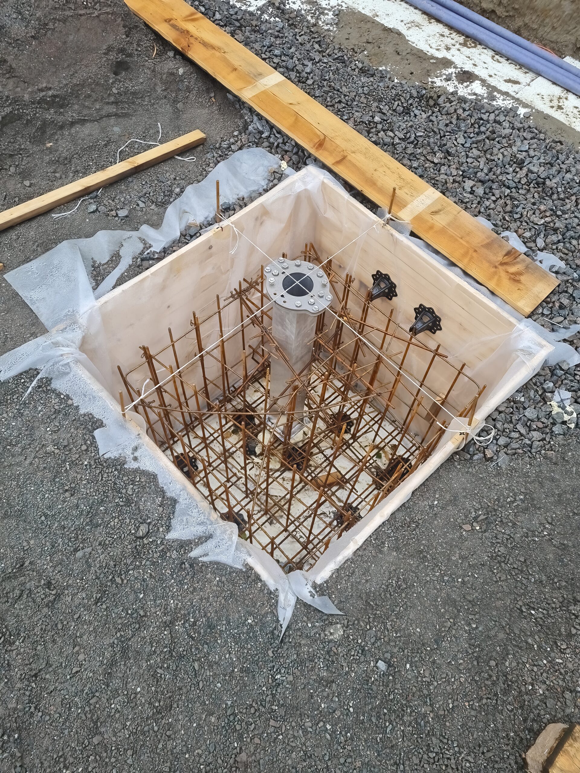 Betongmur Lillestrøm — ferdigstilt anlegg