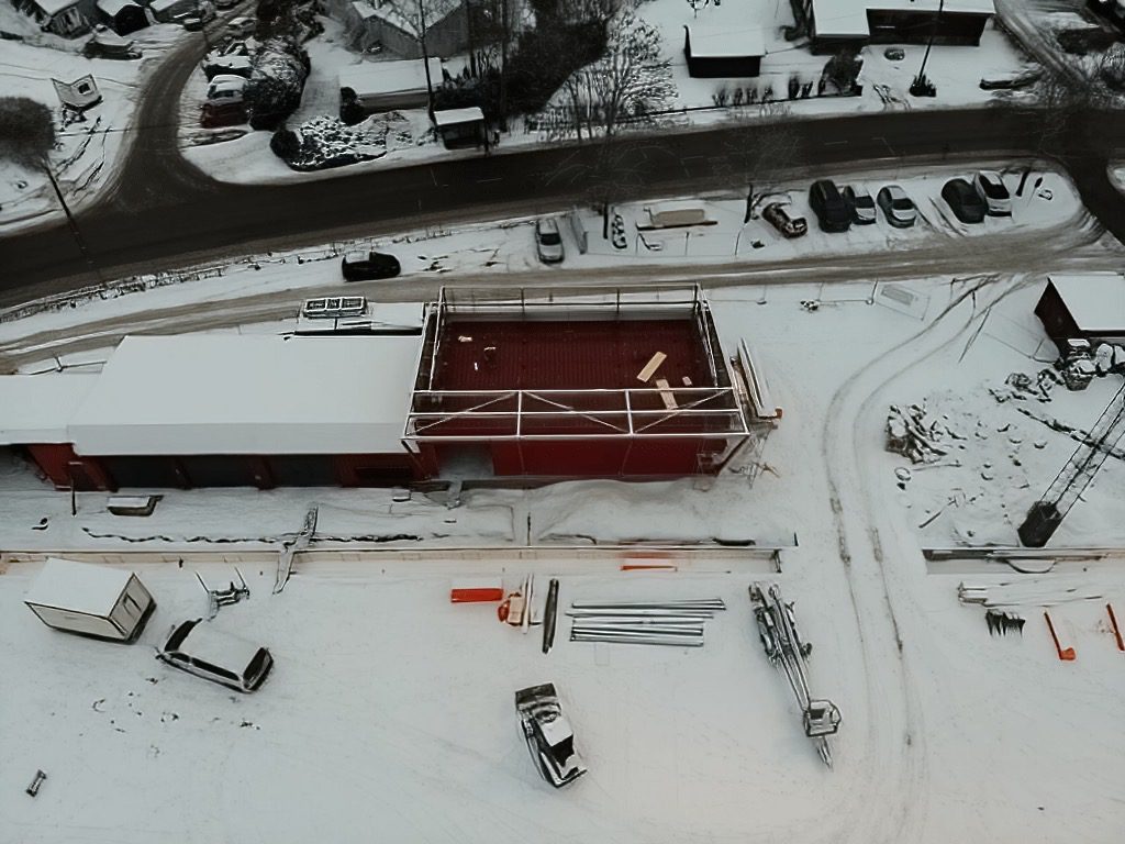 Øvrevoll Hosle — konstruksjonsdetalj