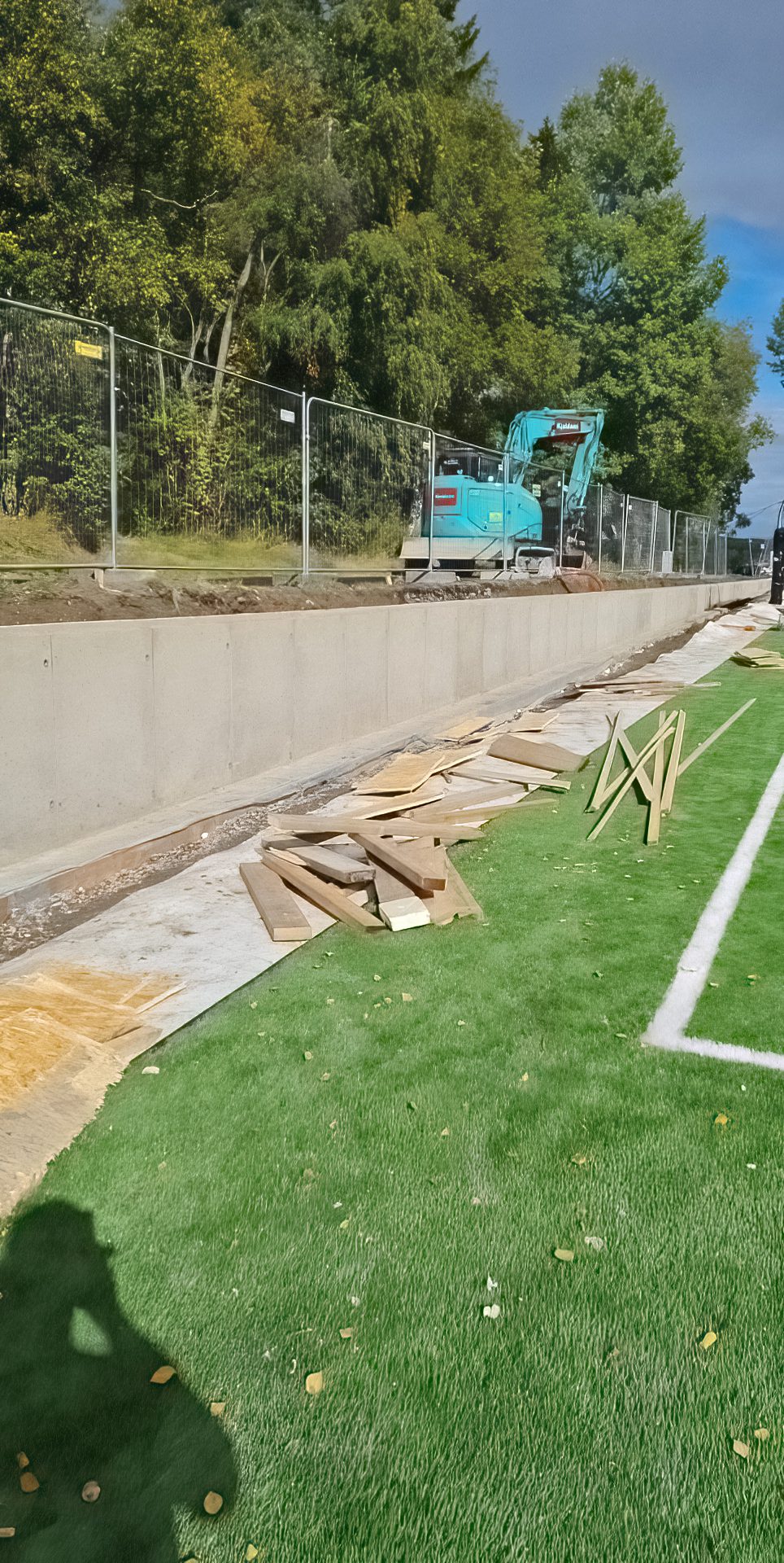 Betongmur Lillestrøm — sluttresultat