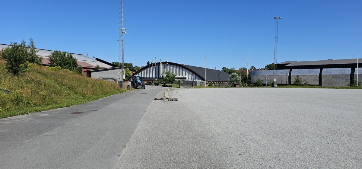 Risenga – banerens 2026 3 Prosjektbilde fra rehabiliteringen av Risenga utebane, registrert 23.07.2026.