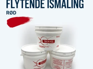 Tech-Ice flytende ismaling – rød fargevariant