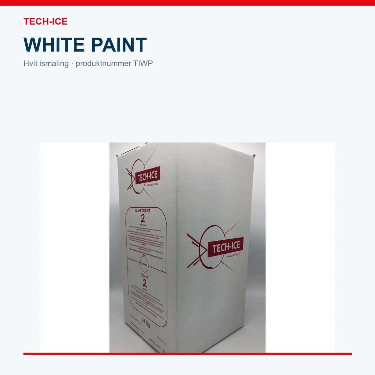 Tech-Ice White Paint hvit ismaling